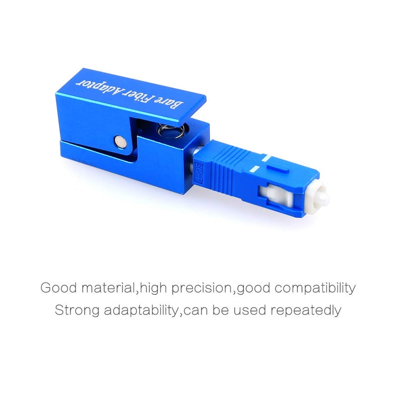 KELUSHI 1PCS New Hot Fiber Optic Connector Sc Type Square Adapter ï¼ˆBlueï¼‰. - Image 3